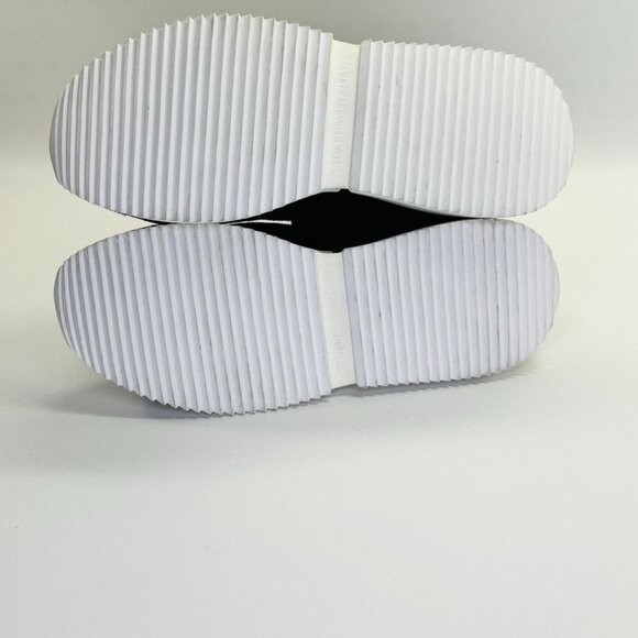 Stuart Weitzman Margo Bootie Size 7 Suede Sock Sneaker Platform Sole Black White - Picture 8 of 11